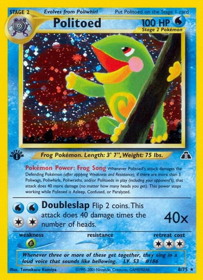 Politoed (8), Neo Discovery 08/75
