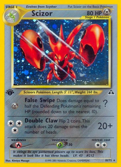 Scizor (10), Neo Discovery 10/75