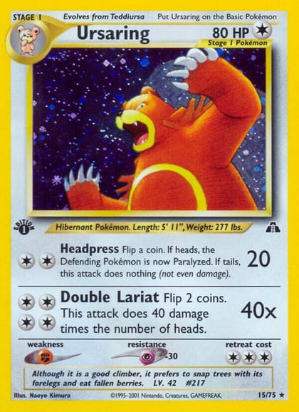 Ursaring (15), Neo Discovery 15/75
