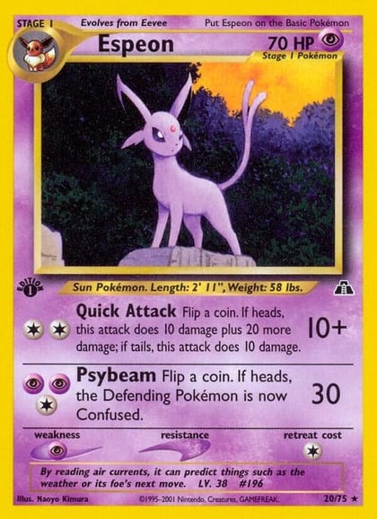 Espeon (20), Neo Discovery 20/75