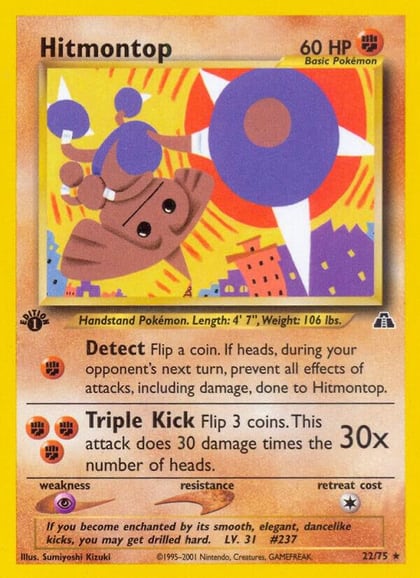 Hitmontop (22), Neo Discovery 22/75