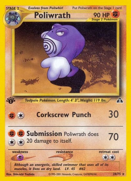 Poliwrath (28), Neo Discovery 28/75