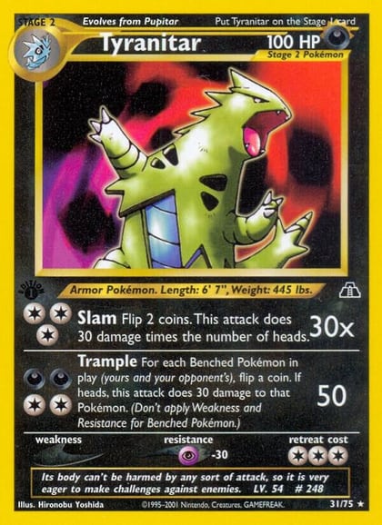 Tyranitar (31), Neo Discovery 31/75