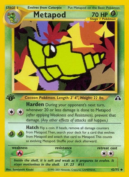 Metapod, Neo Discovery 42/75