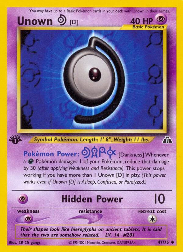 Unown [D], Neo Discovery 47/75