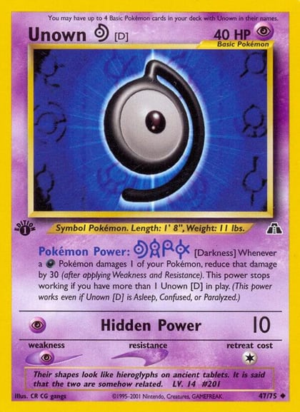Unown [D], Neo Discovery 47/75
