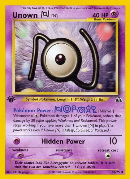 Unown [N], Neo Discovery 50/75