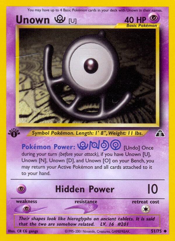 Unown [U], Neo Discovery 51/75