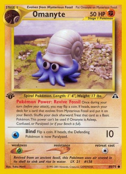 Omanyte, Neo Discovery 60/75