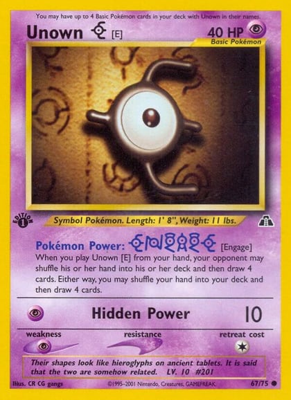 Unown [E], Neo Discovery 67/75