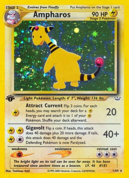 Ampharos, Neo Revelation 01/64