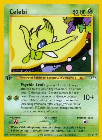 Celebi (16), Neo Revelation 16/64