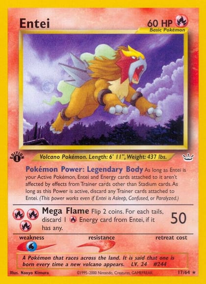 Entei (17), Neo Revelation 17/64