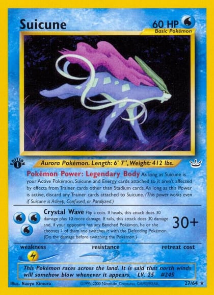 Suicune (27), Neo Revelation 27/64