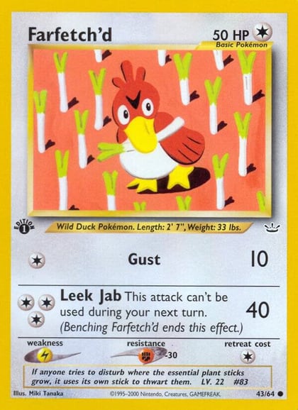 Farfetch'd, Neo Revelation 43/64