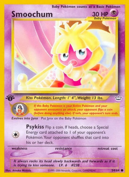 Smoochum, Neo Revelation 54/64