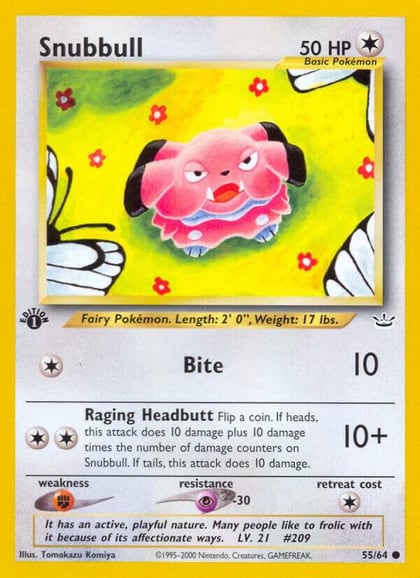 Snubbull, Neo Revelation 55/64
