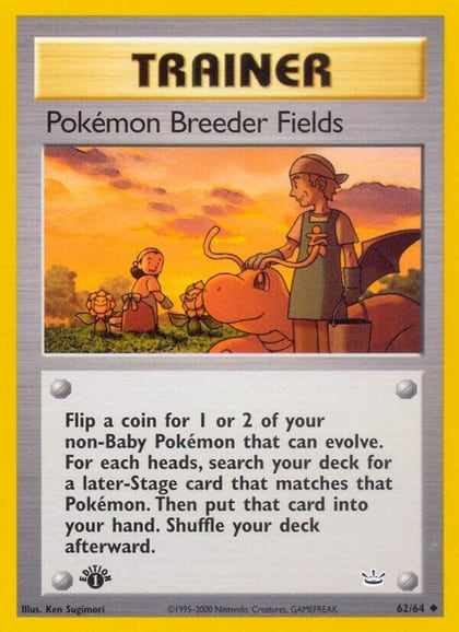 Pokemon Breeder Fields, Neo Revelation 62/64