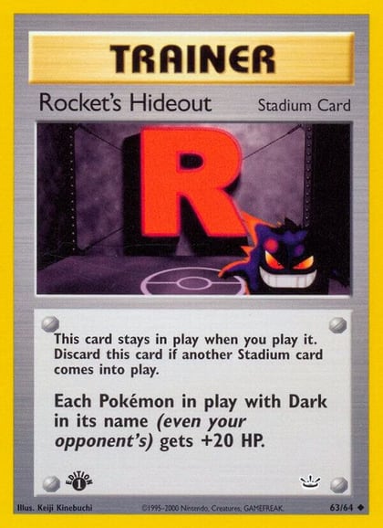 Rocket's Hideout, Neo Revelation 63/64