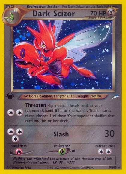 Dark Scizor, Neo Destiny 009/105