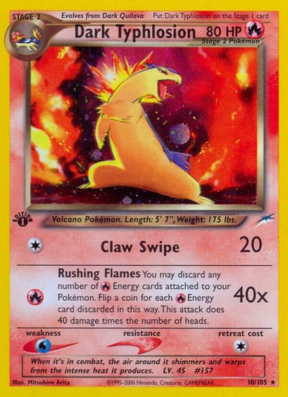 Dark Typhlosion, Neo Destiny 010/105