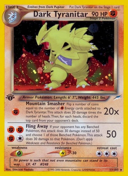 Dark Tyranitar, Neo Destiny 011/105