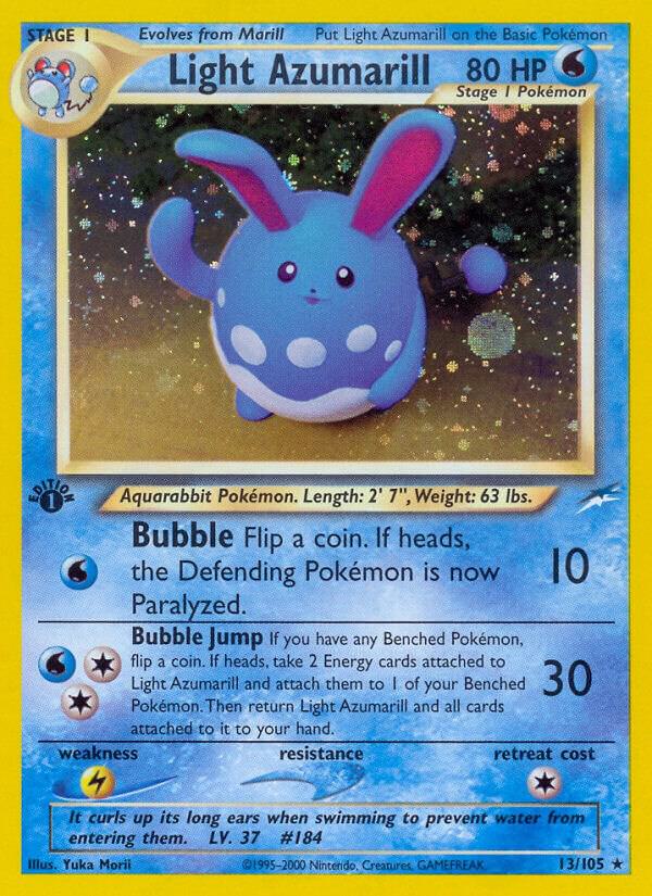 Light Azumarill, Neo Destiny 013/105