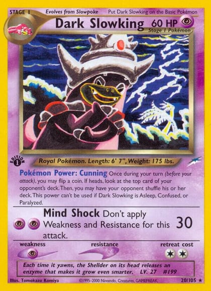 Dark Slowking, Neo Destiny 020/105