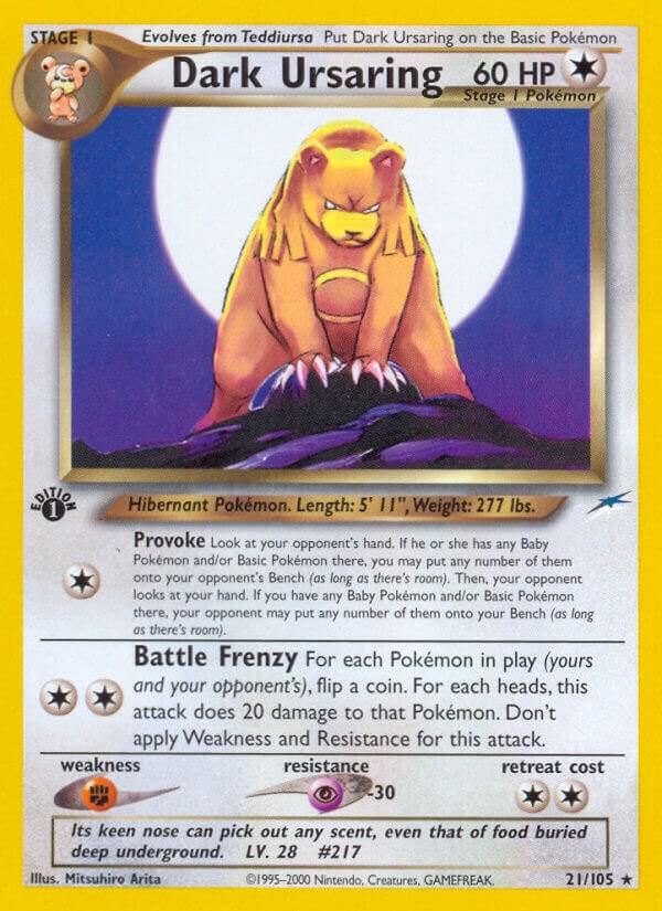 Dark Ursaring, Neo Destiny 021/105