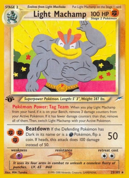 Light Machamp, Neo Destiny 025/105