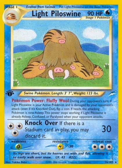 Light Piloswine, Neo Destiny 026/105