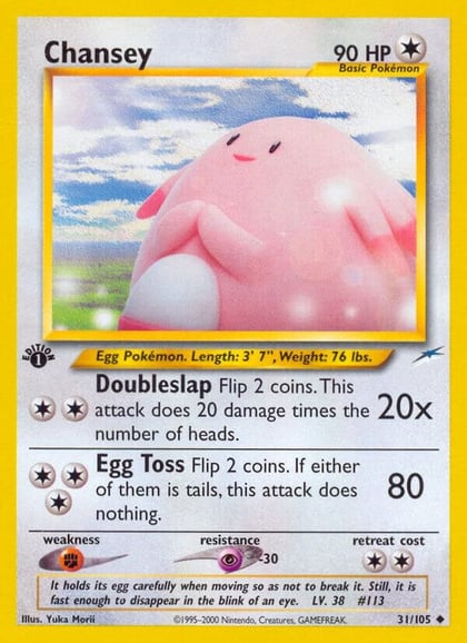 Chansey, Neo Destiny 031/105