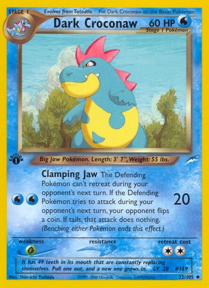 Dark Croconaw, Neo Destiny 032/105