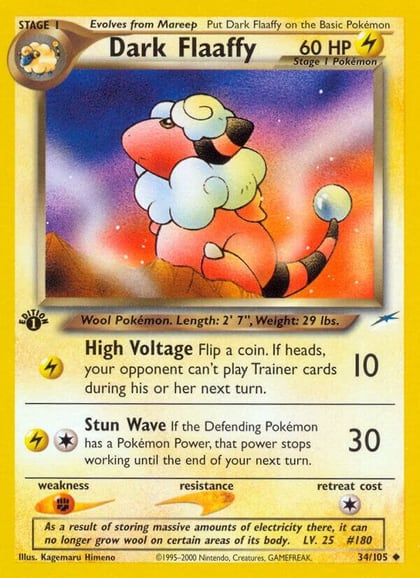 Dark Flaaffy, Neo Destiny 034/105