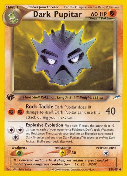 Dark Pupitar, Neo Destiny 038/105
