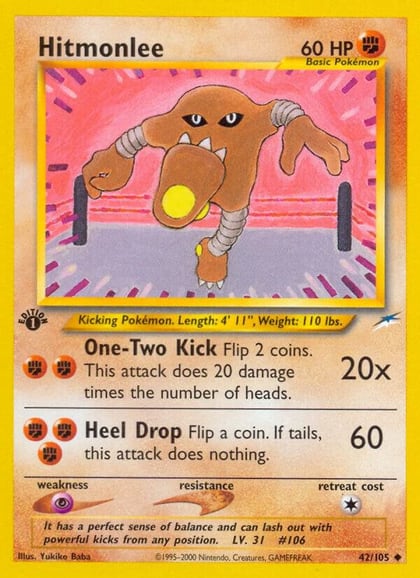 Hitmonlee, Neo Destiny 042/105