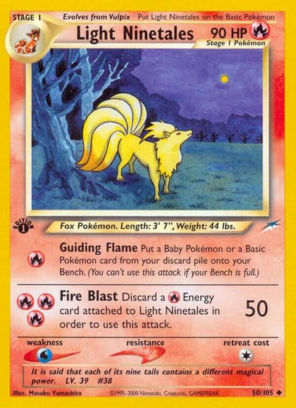 Light Ninetales, Neo Destiny 050/105