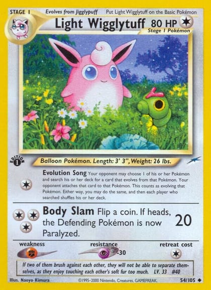 Light Wigglytuff, Neo Destiny 054/105