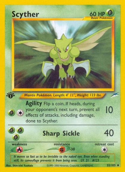 Scyther, Neo Destiny 055/105