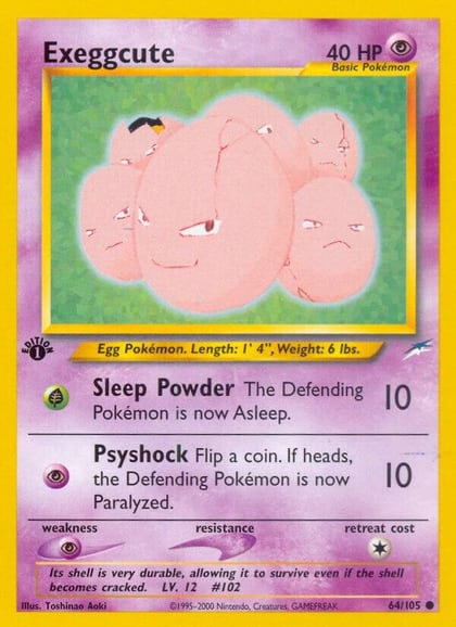Exeggcute, Neo Destiny 064/105