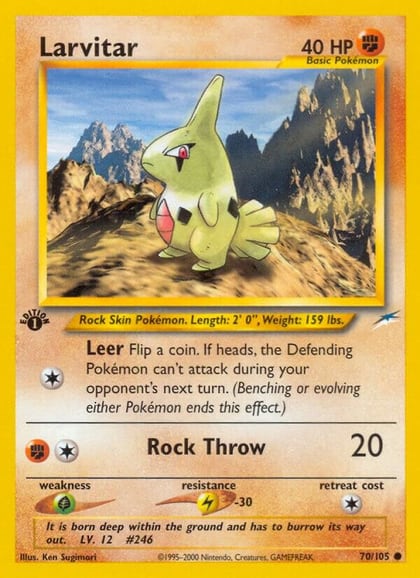 Larvitar, Neo Destiny 070/105