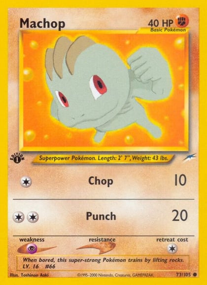 Machop, Neo Destiny 073/105