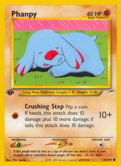 Phanpy, Neo Destiny 076/105
