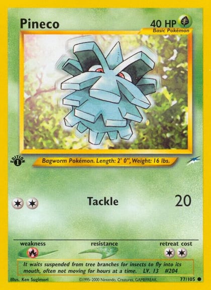 Pineco, Neo Destiny 077/105