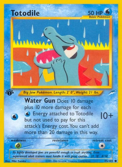 Totodile, Neo Destiny 085/105