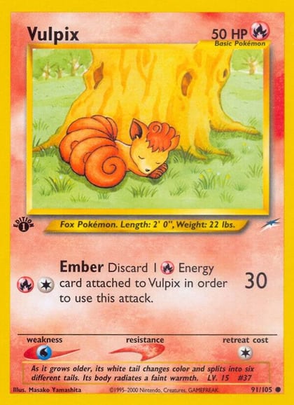 Vulpix, Neo Destiny 091/105