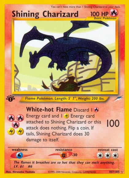 Shining Charizard, Neo Destiny 107/105