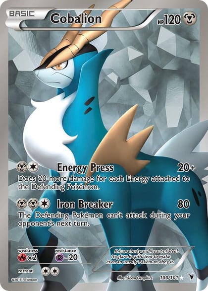 Cobalion (100 Full Art), Noble Victories 100/101