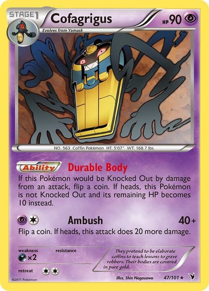 Cofagrigus (47), Noble Victories 47/101