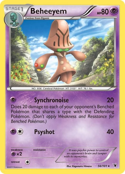 Beheeyem, Noble Victories 56/101